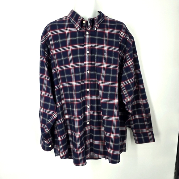Brooks Brothers Shirt Men's 2XL XXL Madison Fit Original Polo Button Up